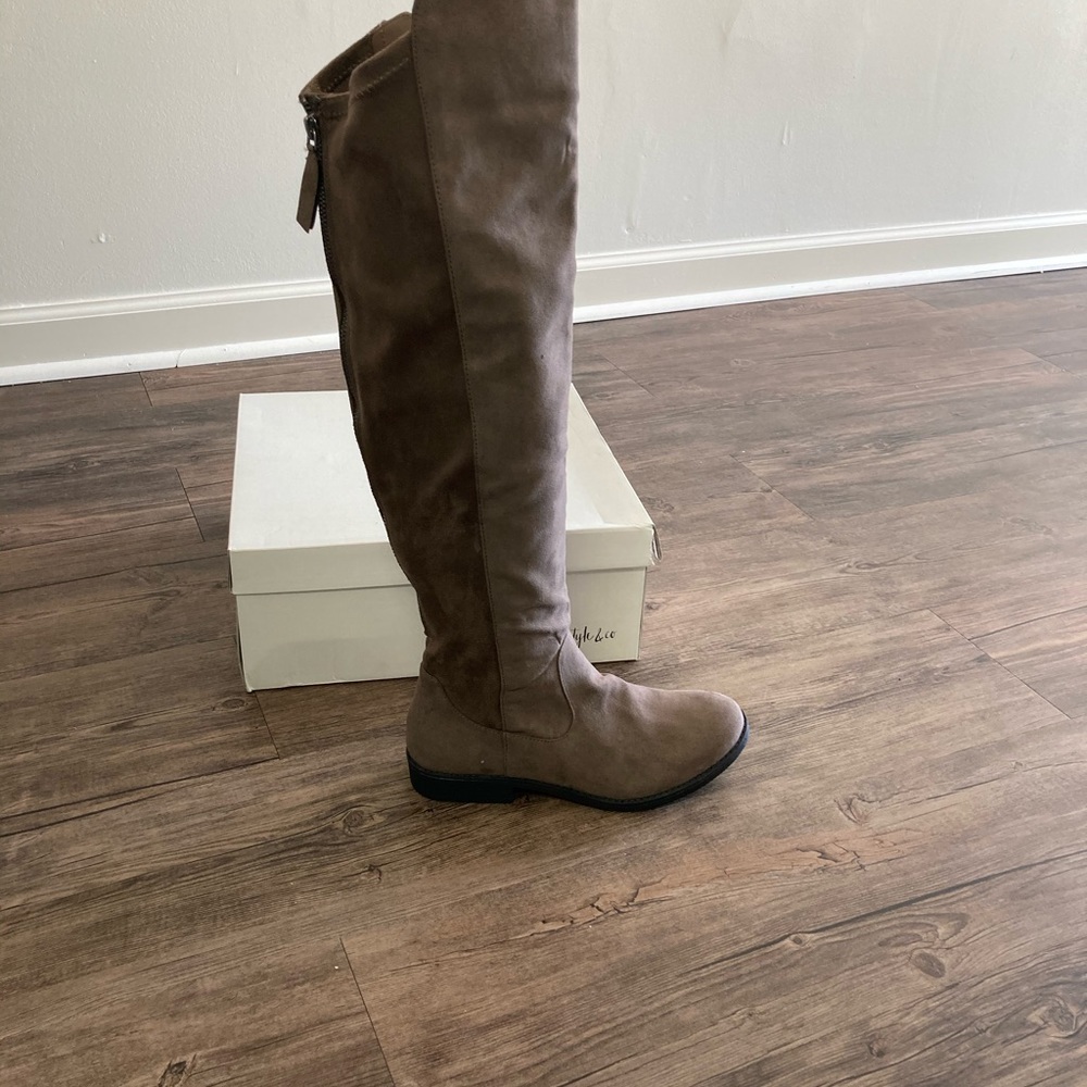 Knee high boots